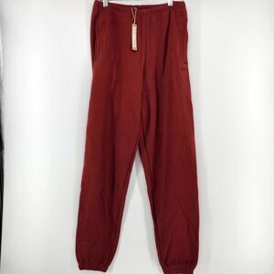 SKIMS XS Merlot Red Cotton Fleece Classic Jogger JO-JOG-8364W NWT $88